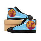 Blue sailing pattern Sneakers