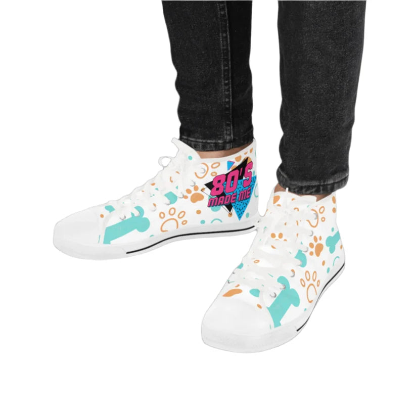 80s puppies pattern Sneakers By Goalriz 1