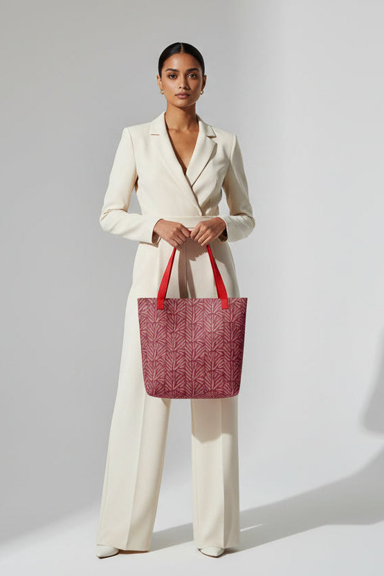 The Red Grass Tote Bag 4