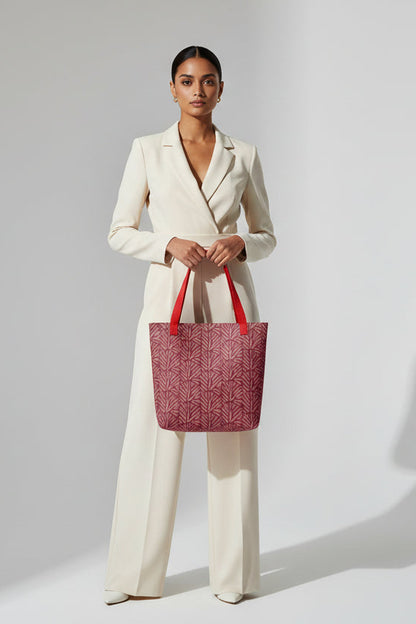 The Red Grass Tote Bag 4