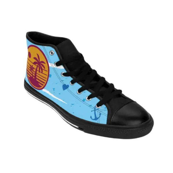 Blue sailing pattern Sneakers - Image 3