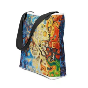The Abstract Colorful Tote Bag
