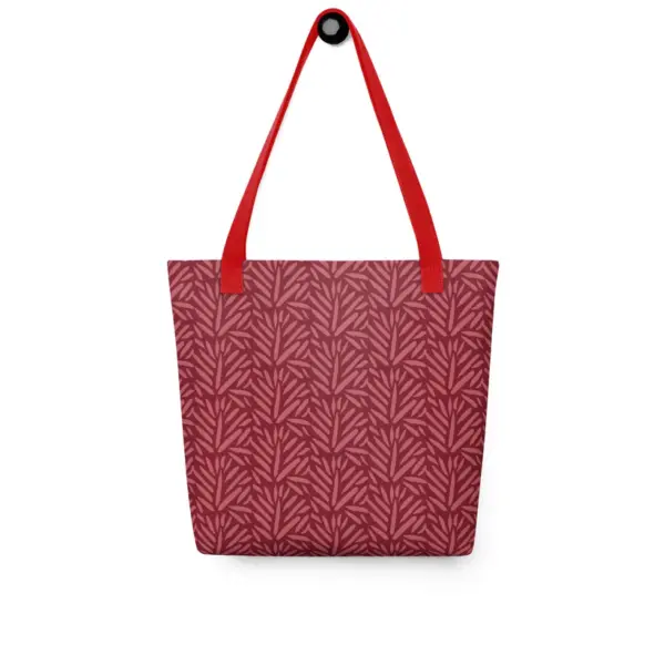The Red Grass Tote Bag