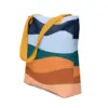 The Sandbeach Orange Pattern Tote Bag - Image 3